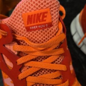 Women's Nike Free Run 2 Bright Orange Sneakers